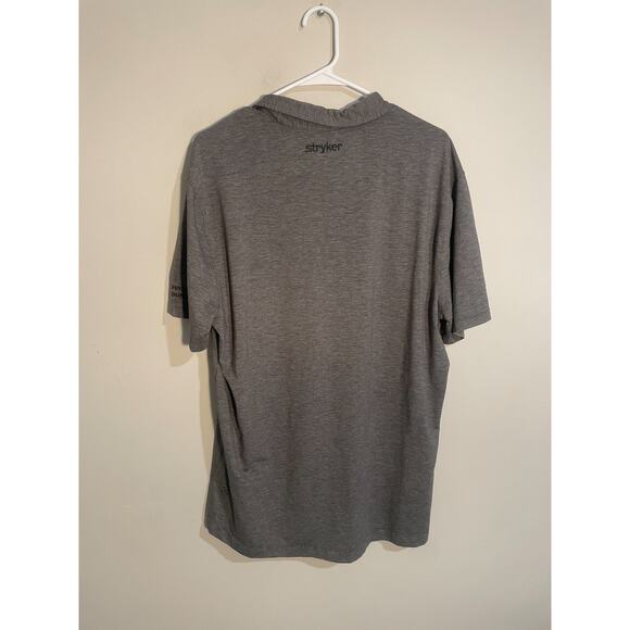 Lululemon Evolution Polo Shirt Mens XL Gray Heather Short Sleeve Athleisure - Picture 3 of 8